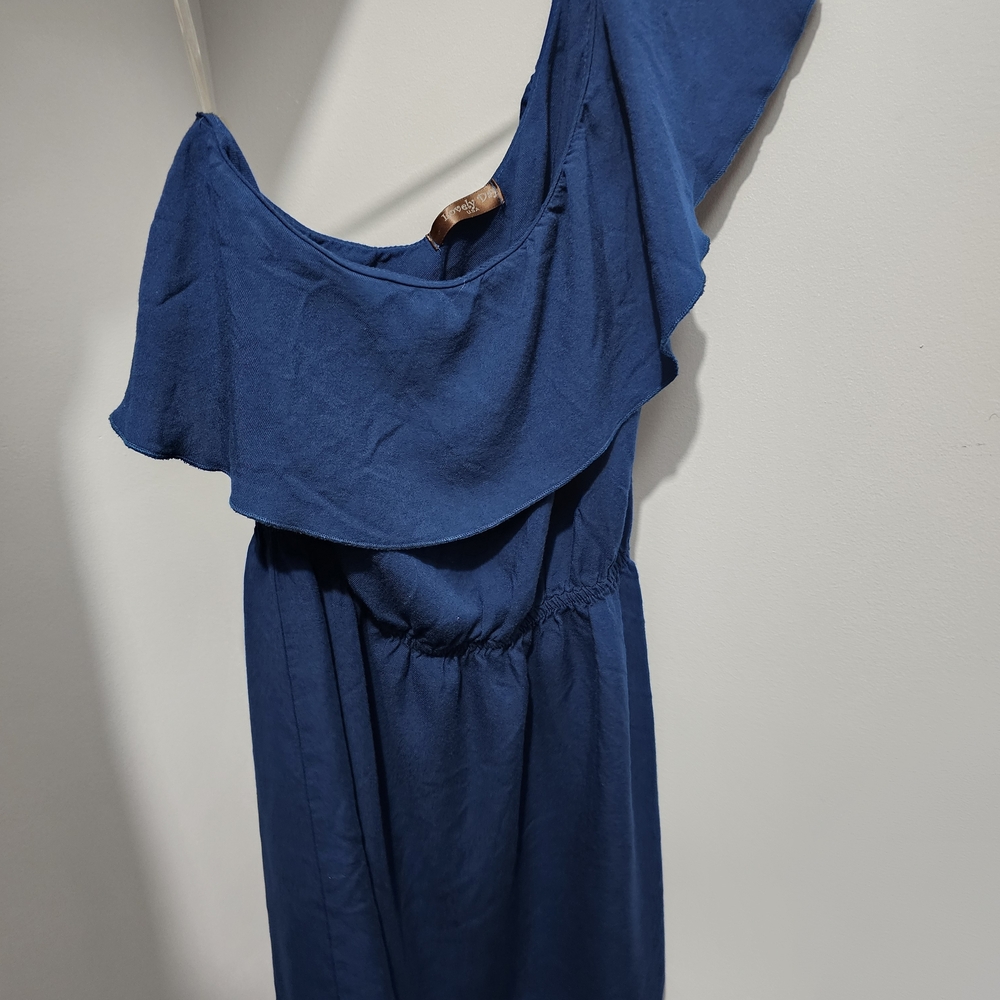 ☀️Summer- Elegant Blue Off-Shoulder Dress